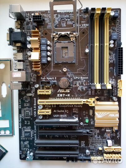 Материнка Asus Z87-K сокет 1150