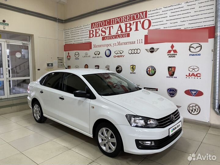 Volkswagen Polo 1.6 AT, 2017, 128 000 км