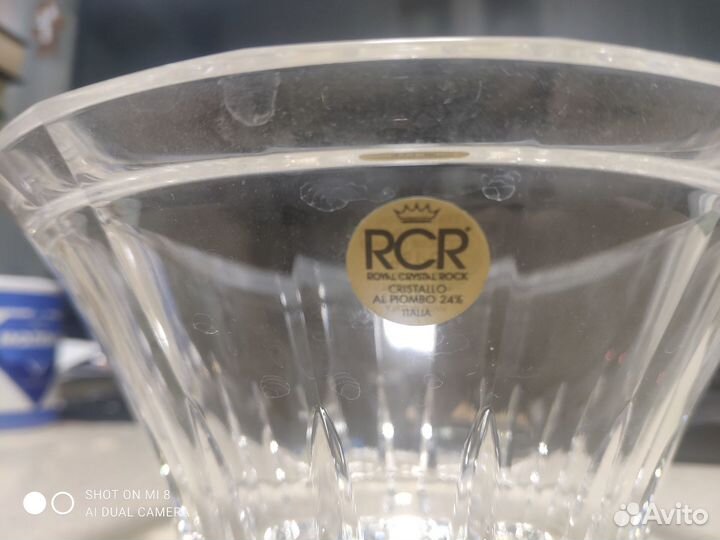 Хрустальные конфетница, стопки, стаканы и кружки