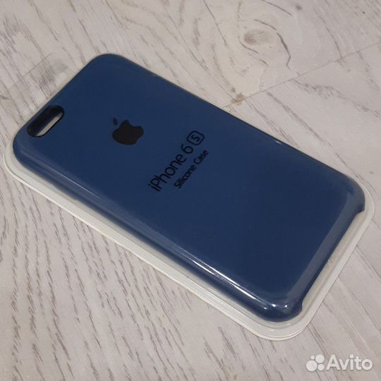 Силиконовый чехол на iPhone 6 / 6S синий