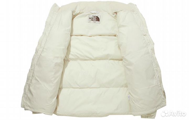 THE north face Quilted Jacket Unisex Beige (L)(56)