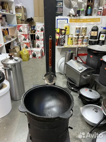 Печь с казаном