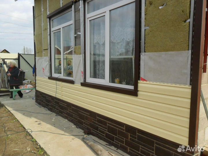 Монтаж сайдинга фасадные работы