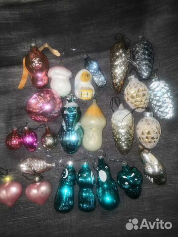 Ёлочные игрушки ГДР СССР