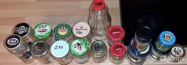 Банки стеклянные разные