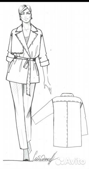 Дизайнер. художник-модельер. Отрисовка эскизов люб