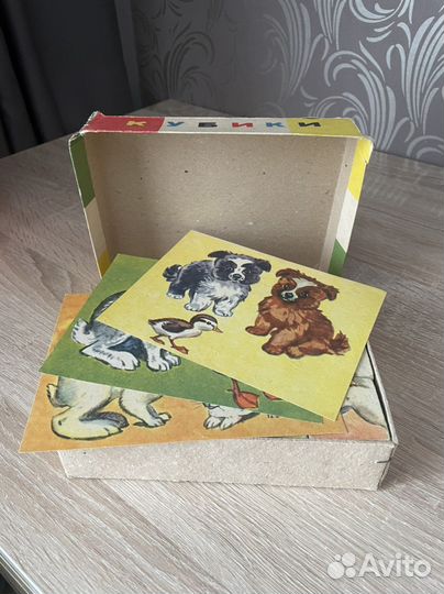 Кубики деревянные СССР