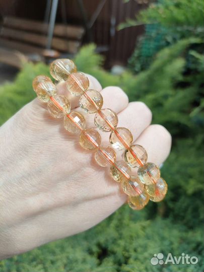 Цитрин натуральный 10 мм