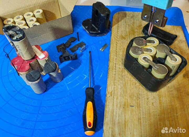 Ремонт батарей шуруповертов