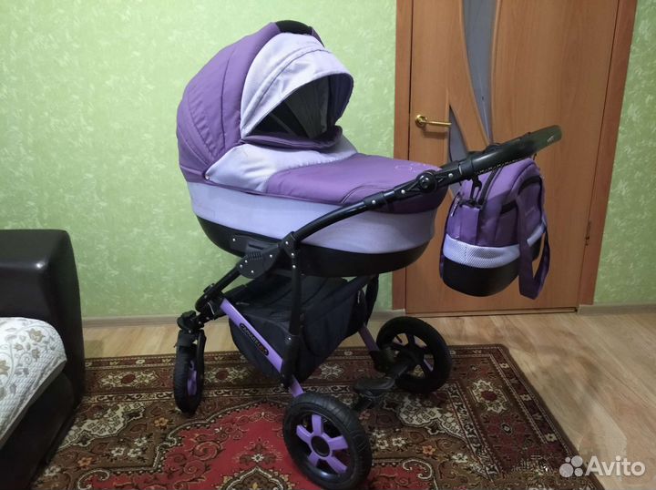 Коляска 3 в 1 Camarelo