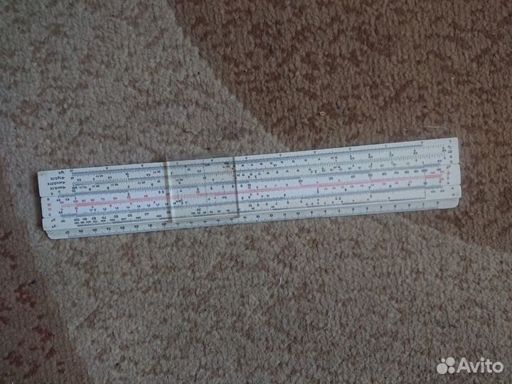 Логарифмическая линейка СССР лсло-250-14П