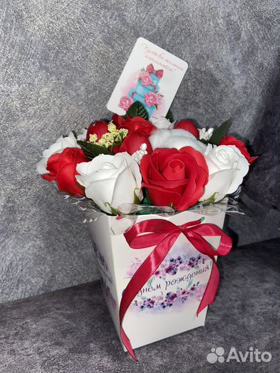 Букет в коробке