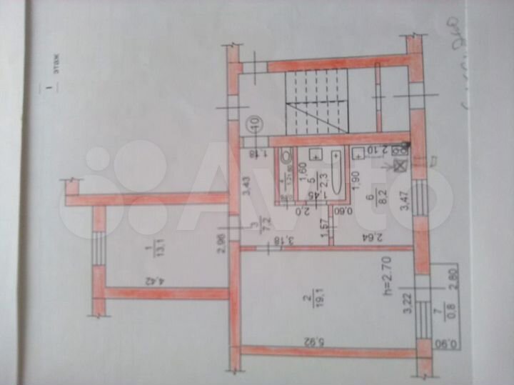 2-к. квартира, 51,9 м², 1/3 эт.