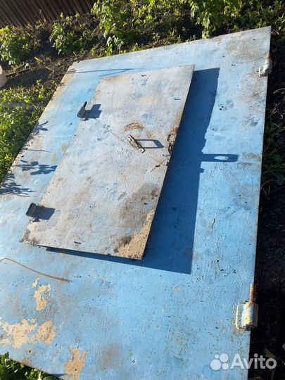 Ворота гаражные металлические бу