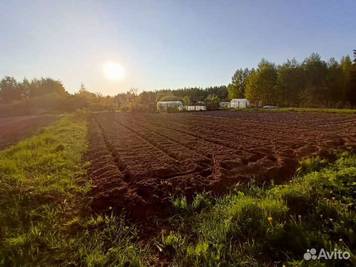 Пашем землю мотоблоком.Вспашем землю Вспашка земли