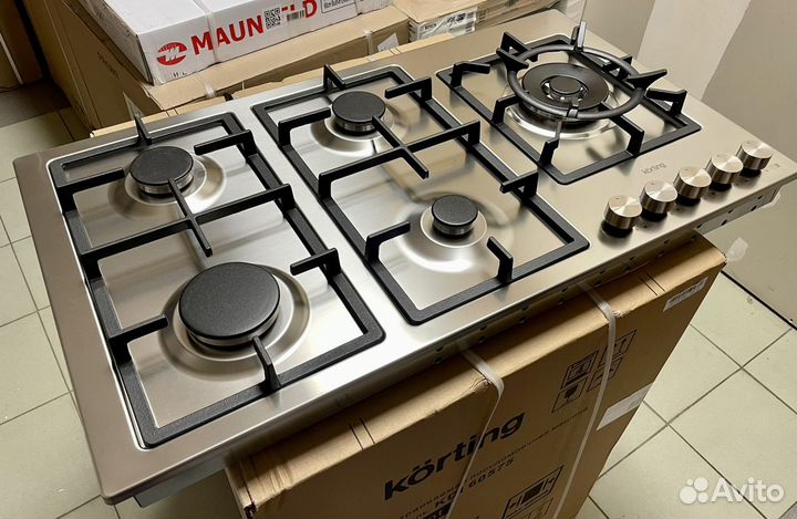 Варочная поверхность 90см 5 конфорок новые