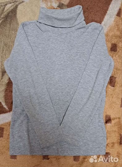 Водолазка бадлон для мальчика,белая,серая,синия