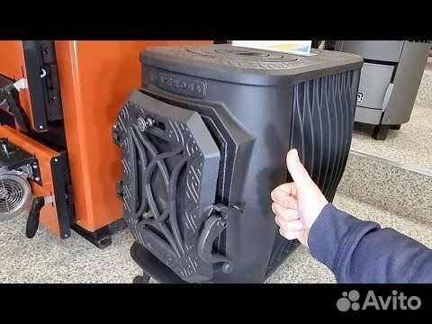Печь чугунная отопительная Verona 120-200 куб. м
