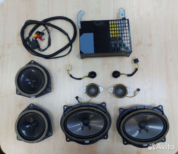 Усилитель Toyota Land Cruiser Prado 120 + динамики