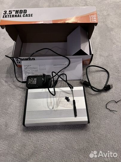 Внешний корпус USB -SATA для HDD 3.5