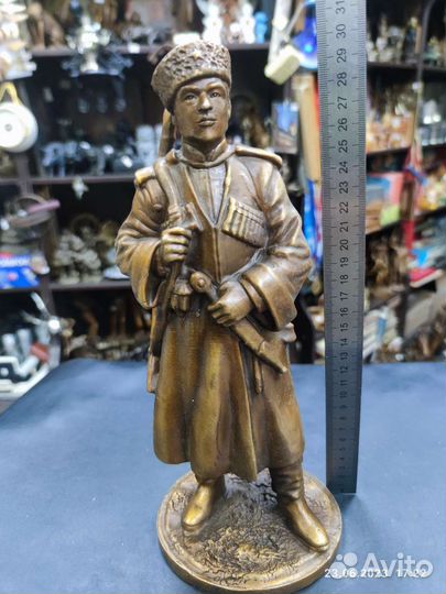 Бронзовые статуэтки Казаков. Казак на коне