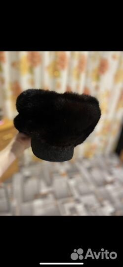 Норковая шапка мужская
