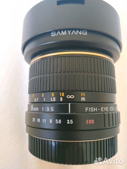 Samyang 8mm f3.5 fish-eye cs