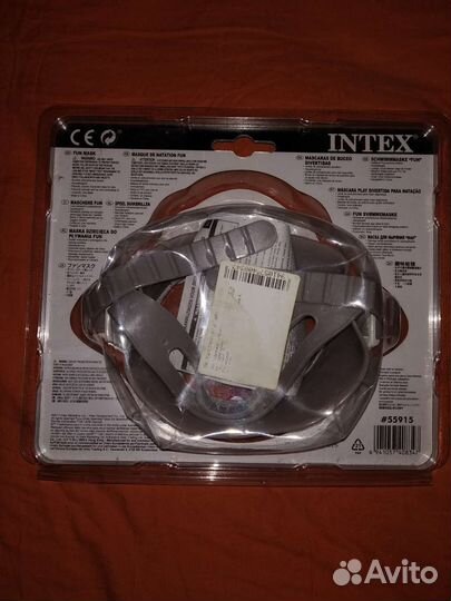 Маска для плавания intex