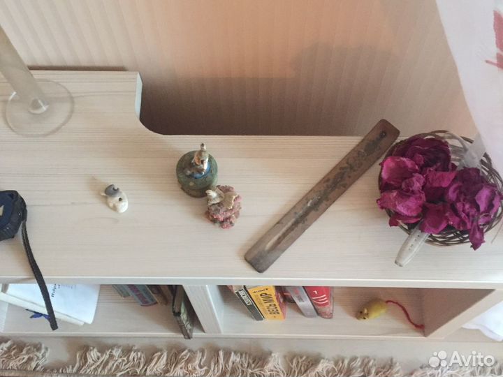 Подвесная консоль в стиле лофт + столик икеа