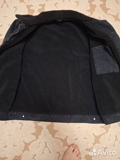 Джинсовая куртка с мехом мужская