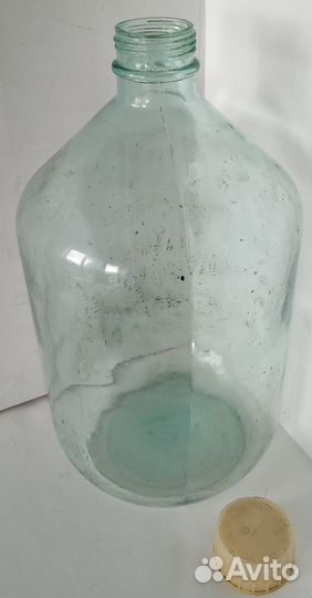 Бутыль стеклянная СССР, 3, 5, 10 л