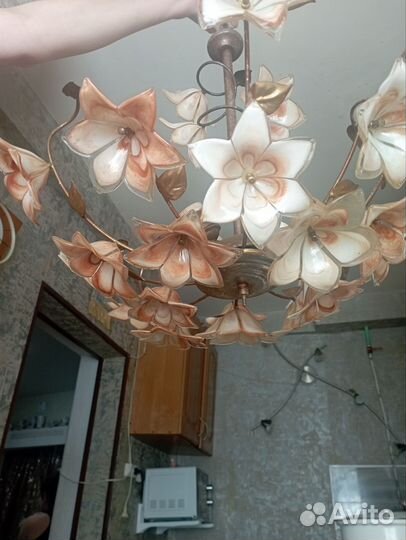 Люстра потолочная бу