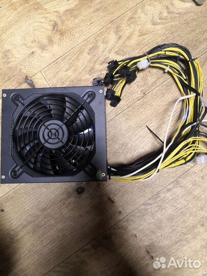 Блок питания для asic 2000w, antminer s9, l3+ и тп