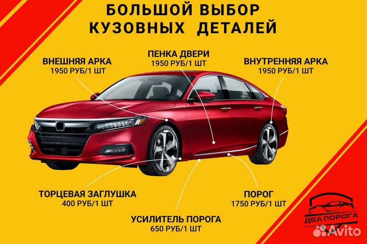 Ремонтные пороги Renault Logan