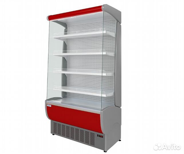 Витрина холодильная Флоренция вхсп-1,0 (красная)