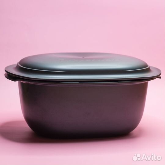 Кастрюля для запекания без масла 3.5 л с крышкой