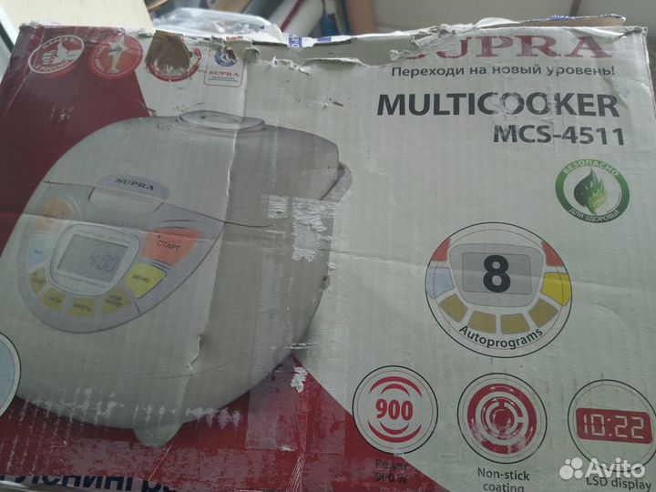 Мультиварка Supra 4511.Суперпопулярная. Как новая