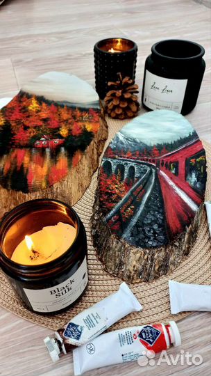 Живопись на спилах