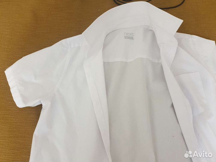Белая рубашка для мальчика 152 next