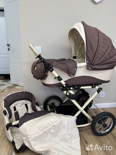 Коляска детская 2 в 1, Lonex Carrozza