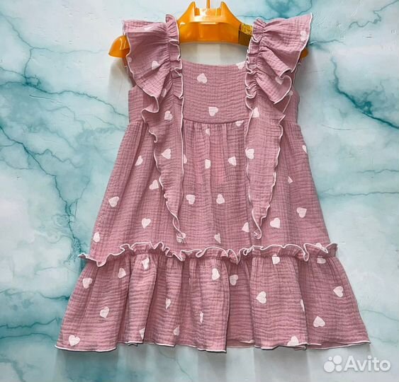 Муслиновое платье для девочки