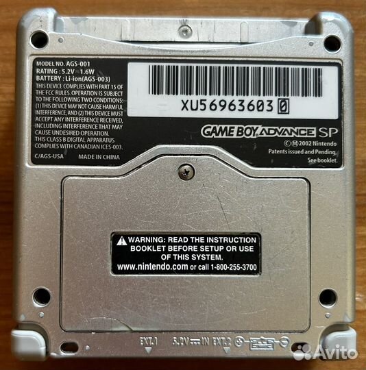 Game BOY Advance SP Nintendo и 12 картриджей