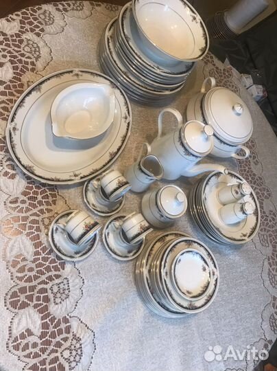Сервиз столовый + кофейный 57 предметов
