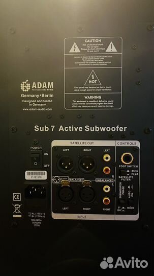 Активный сабвуфер Adam sub 7