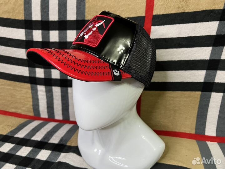 Бейсболка Goorin Bros сетка гламурный козел черный