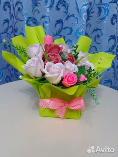 Букет из мыла