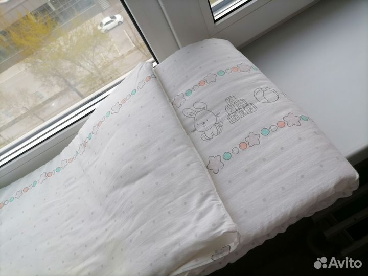 Бортики в кроватку тонкие