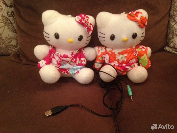 Колонки - игрушки hello kitty