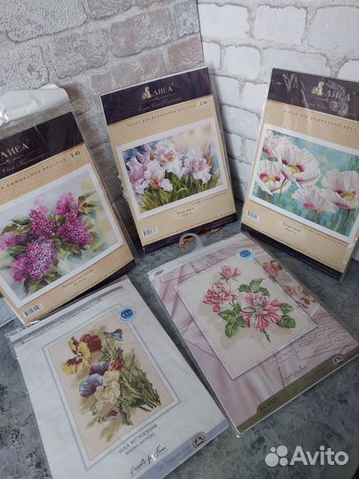 Набор для вышивания крестом остатки