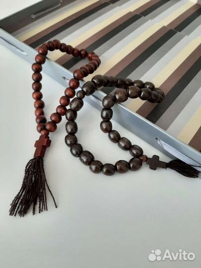 Четки православные с крестиком деревянные